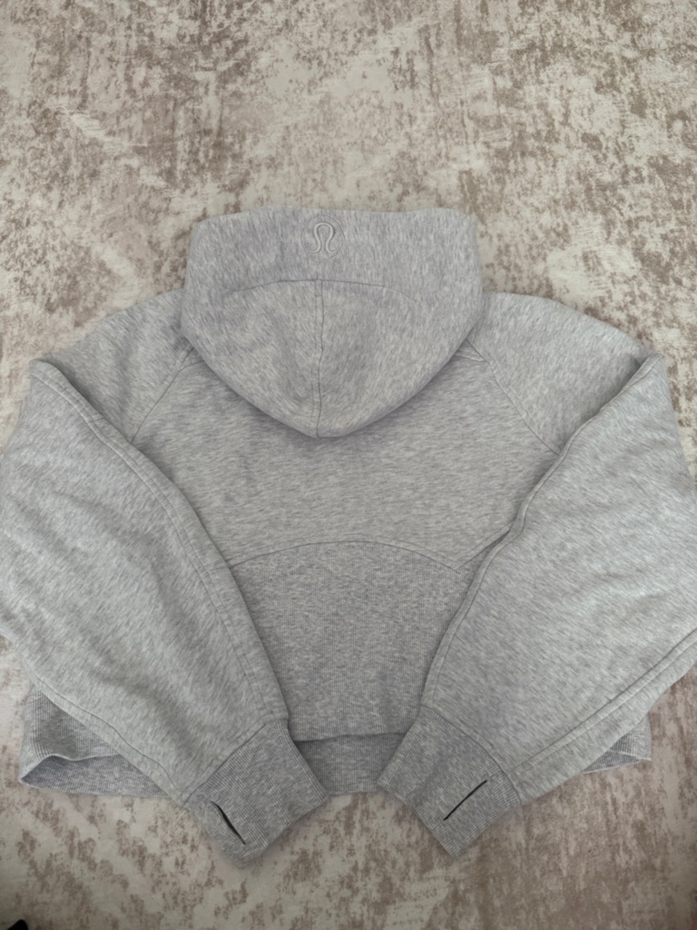 Lululemon Scuba Half Zip Hoodie Light Gray XS/S - Picture 2 of 5